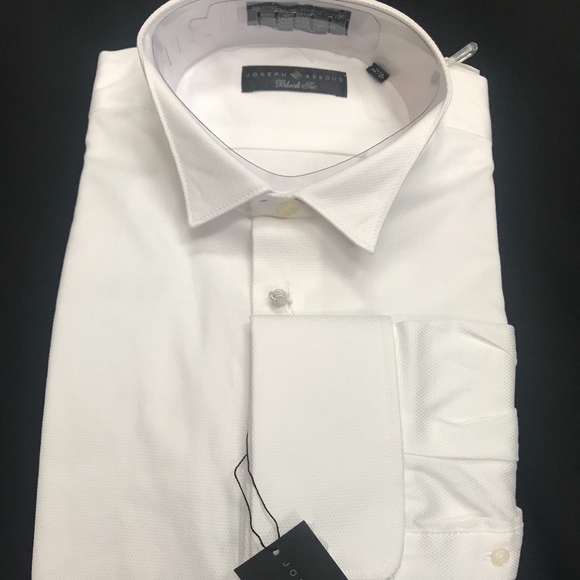 Joseph Abboud Pique Wingtip Tux Shirt 